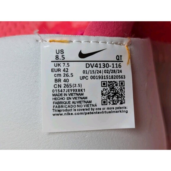 Nike ZoomX VaporFly Next% 3 Hyper Pink Running DV4129-116 Men's Size 8.5 - Picture 11 of 13